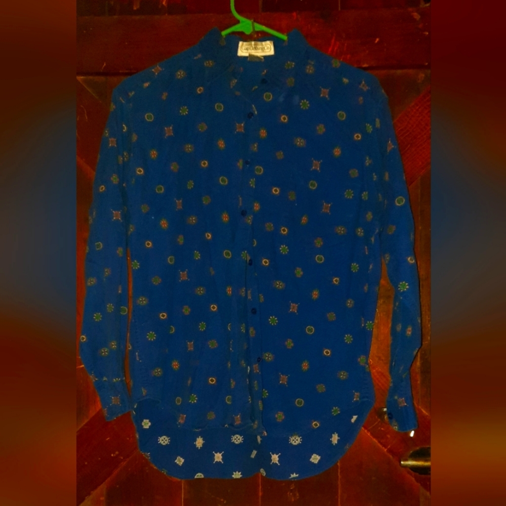 🍀3/15 Gap Company Co. Vintage 80s Button down shirt